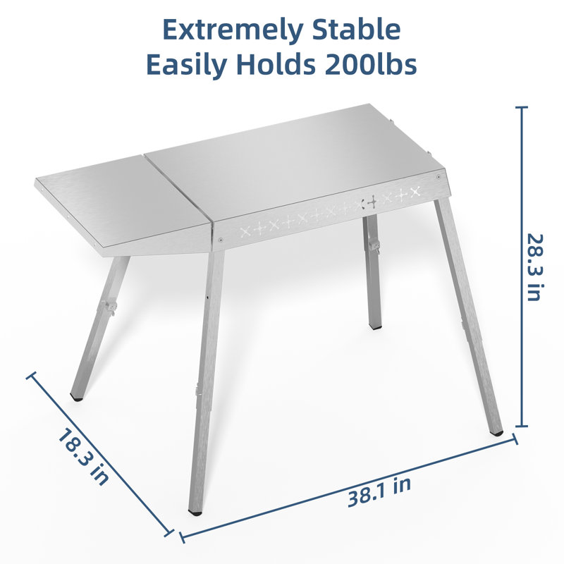 Table de barbecue pliable portable