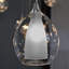 Frost 3 pendentifs en verre transparent et givré-99352162-99352163