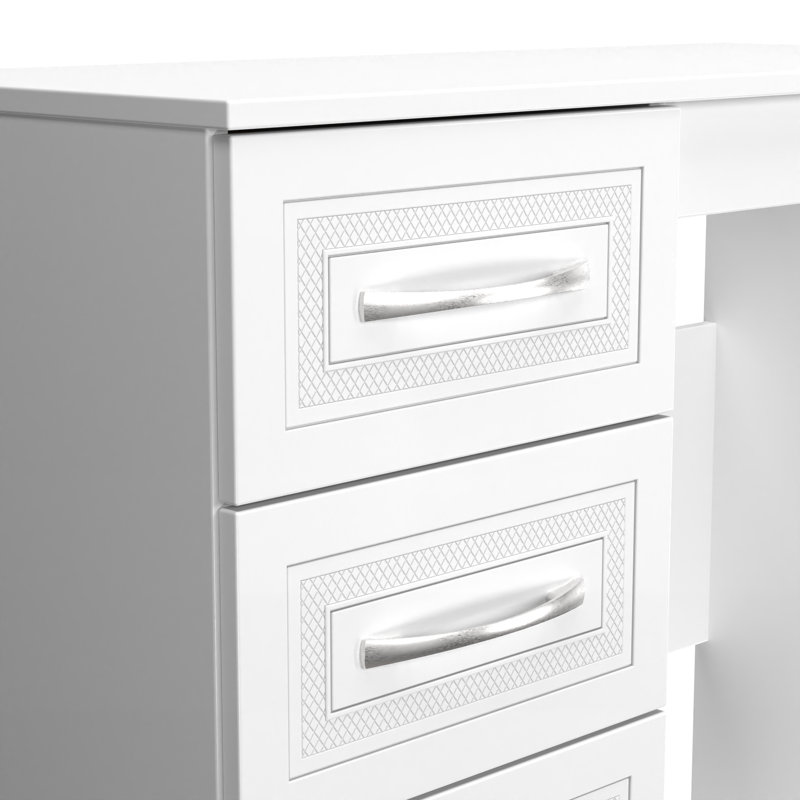 Fully Assembled Hawthorn Dressing Table, Signature White