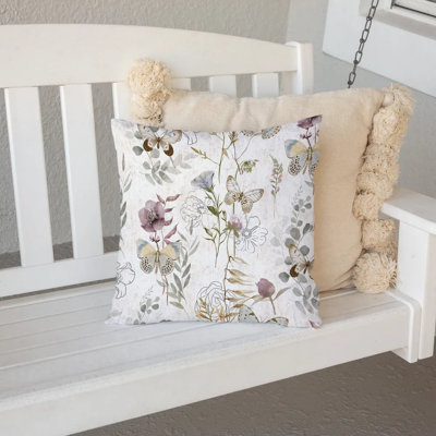 Coussin décoratif intérieur / extérieur Wildflower Butterflies