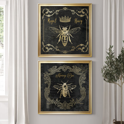 " Royal Honey Bee I " 2 - Pieces