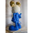 Abstract & Geometric Chic Blue and White Giant Mouse Resin Statue 31" x 15" x 48"H