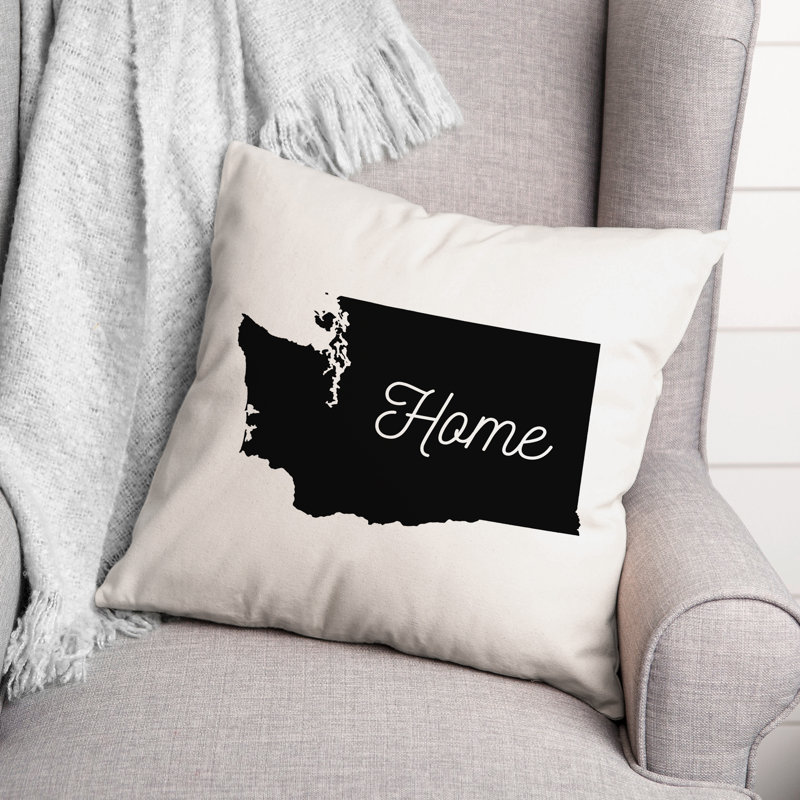 Housse de coussin carré et insert, Washington