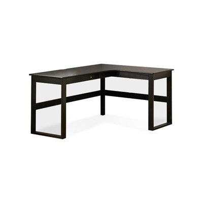 Nut-brown Rectangular Solid + Manufactured Wood with 1 drawers desk