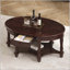 Table basse vintage rétro avec tiroir et étagère de rangement pour le salon-142849672-142849671