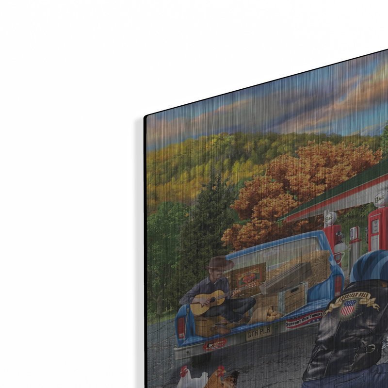 " American Roadside " by Bigelow Illustrations, 24" H x 36" W