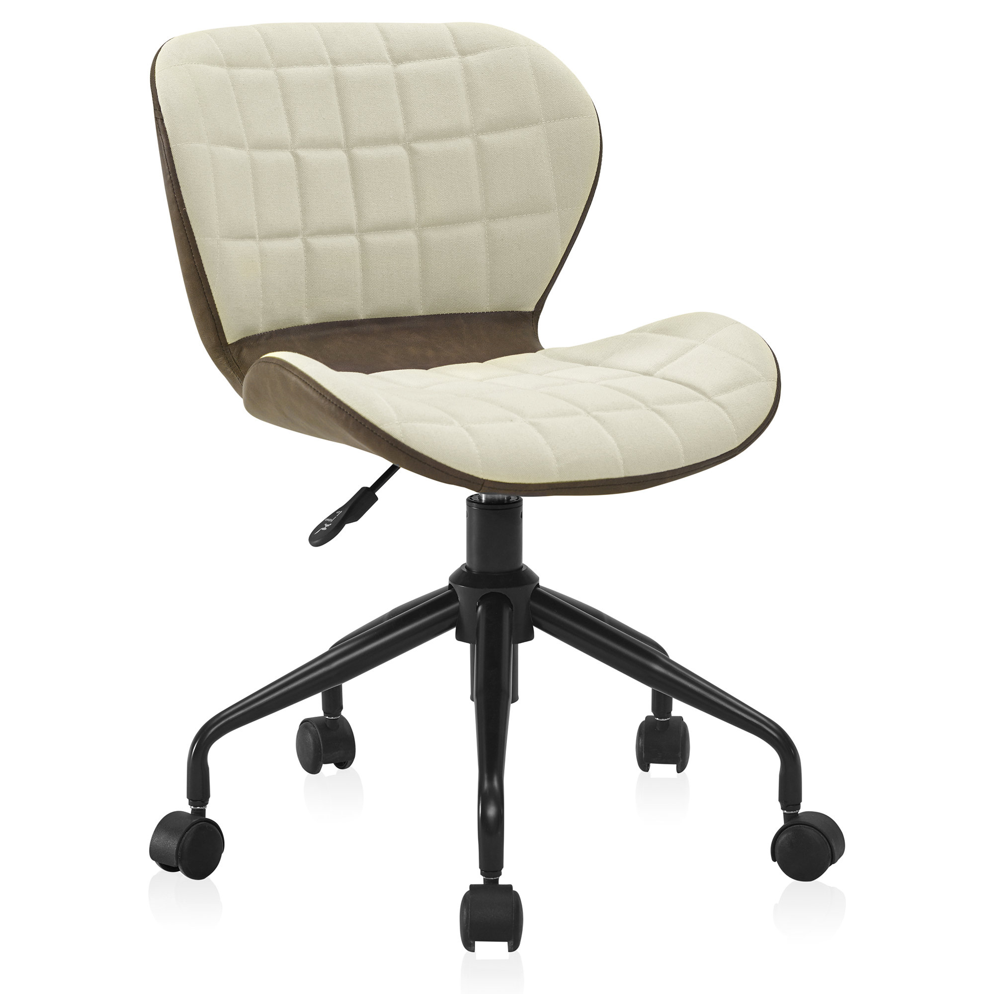 Kaycee Mid Back Task Chair Orren Ellis Upholstery Color: White