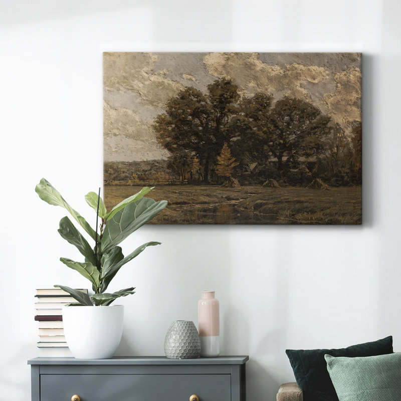 «Vintage Landscape-DCXIV» sur, H 33 po x l 49 po, Toile tendue