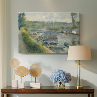 Pierre "The Seine at Chatou" - Museum Quality Gallery Wrapped Canvas Wall Art