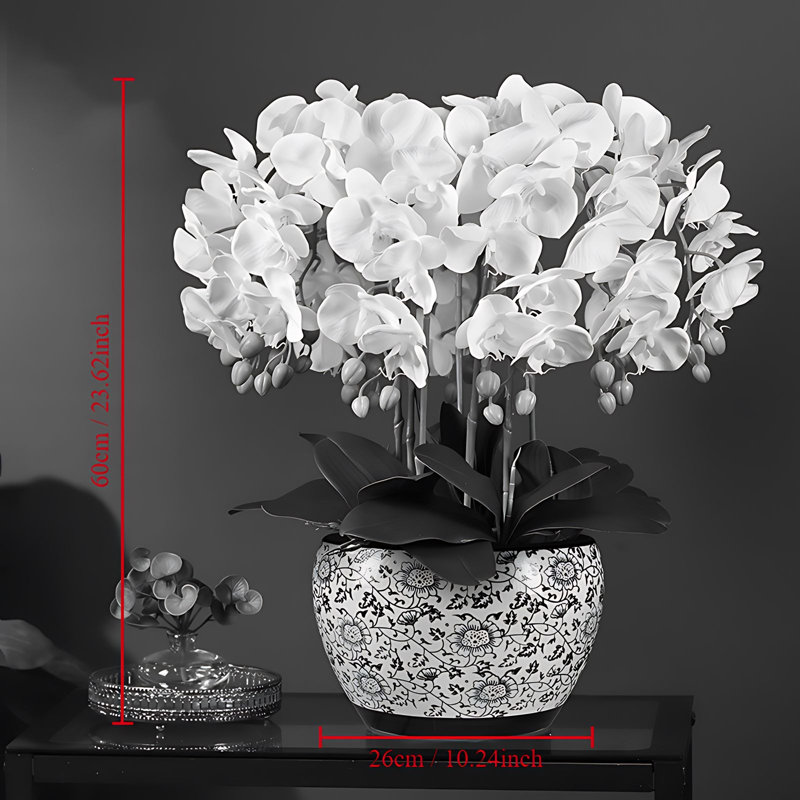 Arrangement d'orchidées, Rose