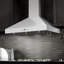 42" KL3 400 CFM Convertible Wall Mount Range Hood in Brushed Stainless Steel