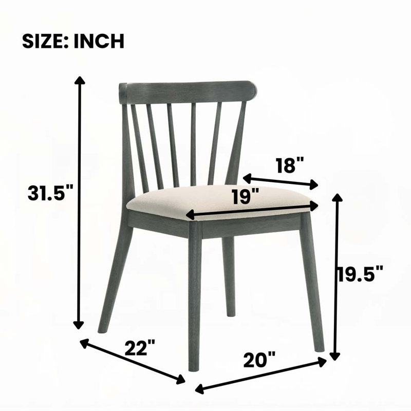 Chaise de salle à manger Farmhouse