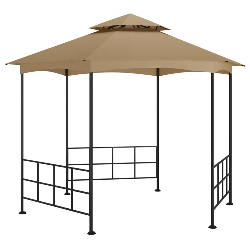 Terrytown 1.2 x 3.1m Steel Patio Gazebo, Taupe