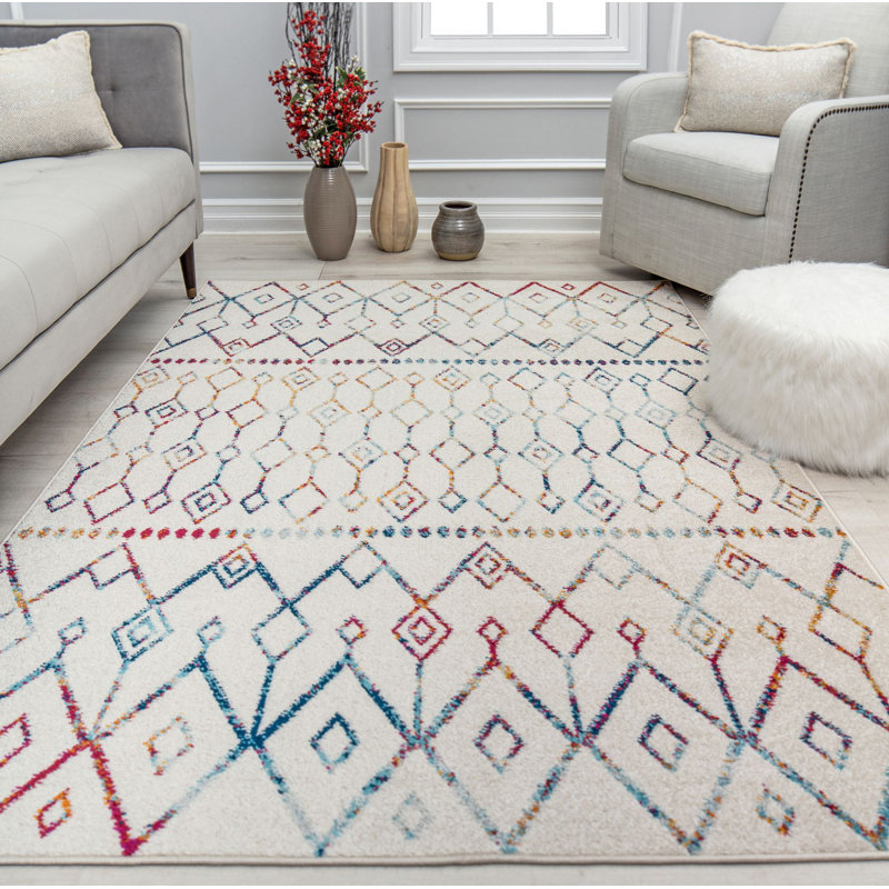 Tapis Ildiko Knox Tribal Confetti Mix, Rectangle 5 pi x 7 pi