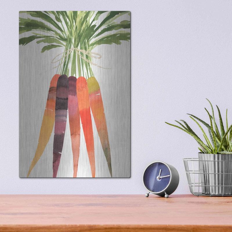 Vibrant Bunch II - impression de dessin sans cadre, H 16 po x l 12 po x P 0,13 po