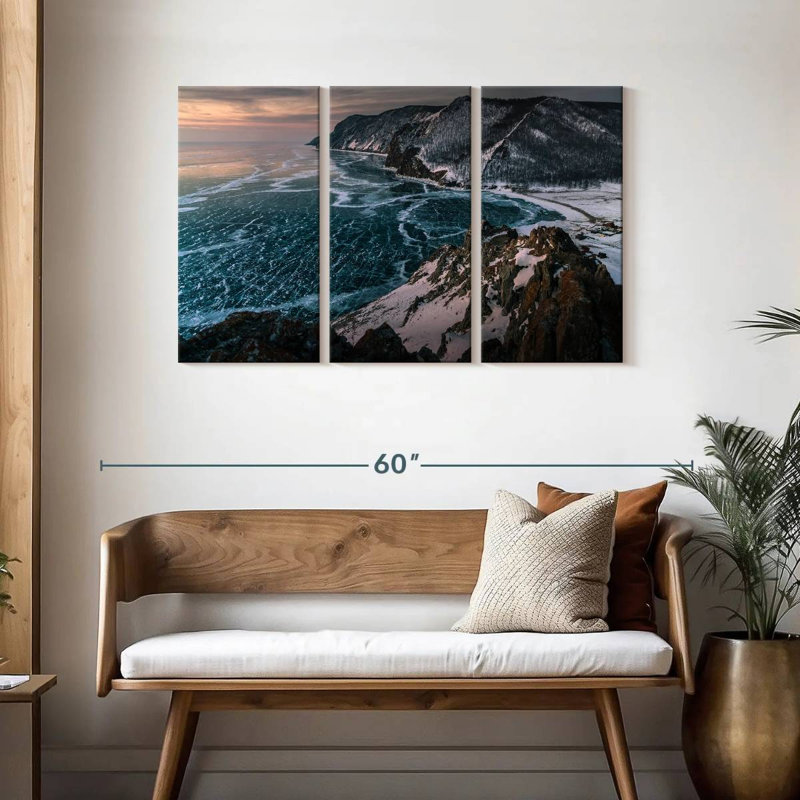 Alvord Lake Baikal Russia, 28" H x 45" W