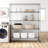 EcoStorage™ 60'' W Steel Height -Adjustable Shelving Unit with Wheels-1626322169
