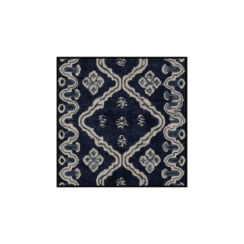 Tapis gris lavable à la machine, Carré 3 pi