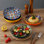 Bol à pâtes en porcelaine de 8,25 po Boho, couleurs assorties, 32 oz