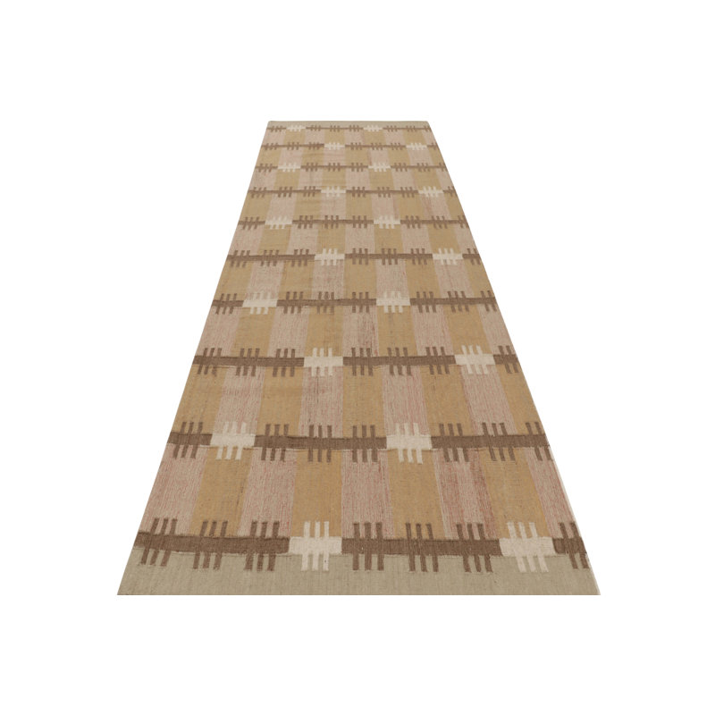 Scandinavian One-of-a-Kind 4'2X13'2 Area Rug
