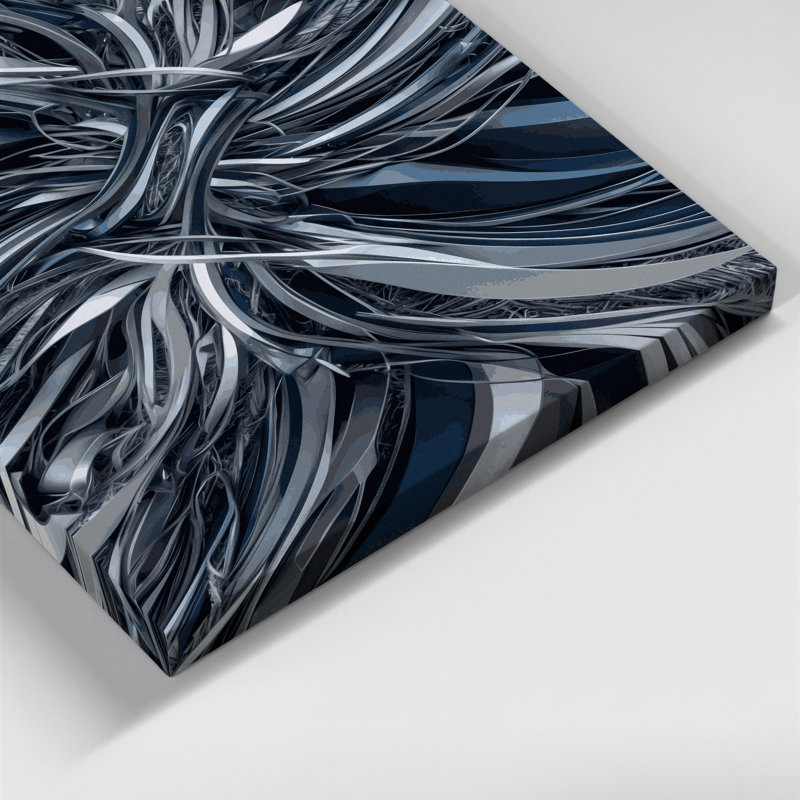 Art numérique sur toile, abstraction numérique 38, H 20 po x l 24 po