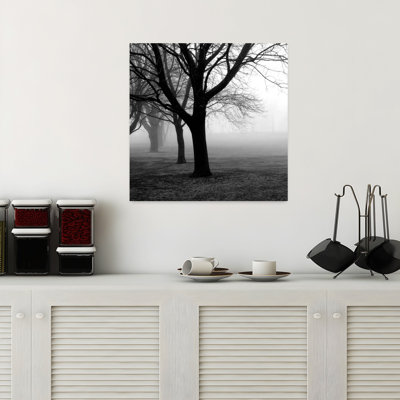 Arbres, paysage contemporain abstrait, art naturel