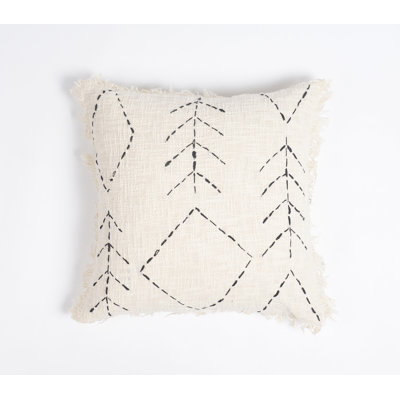 Kahner Dotted Arrow Embroidered Pillow