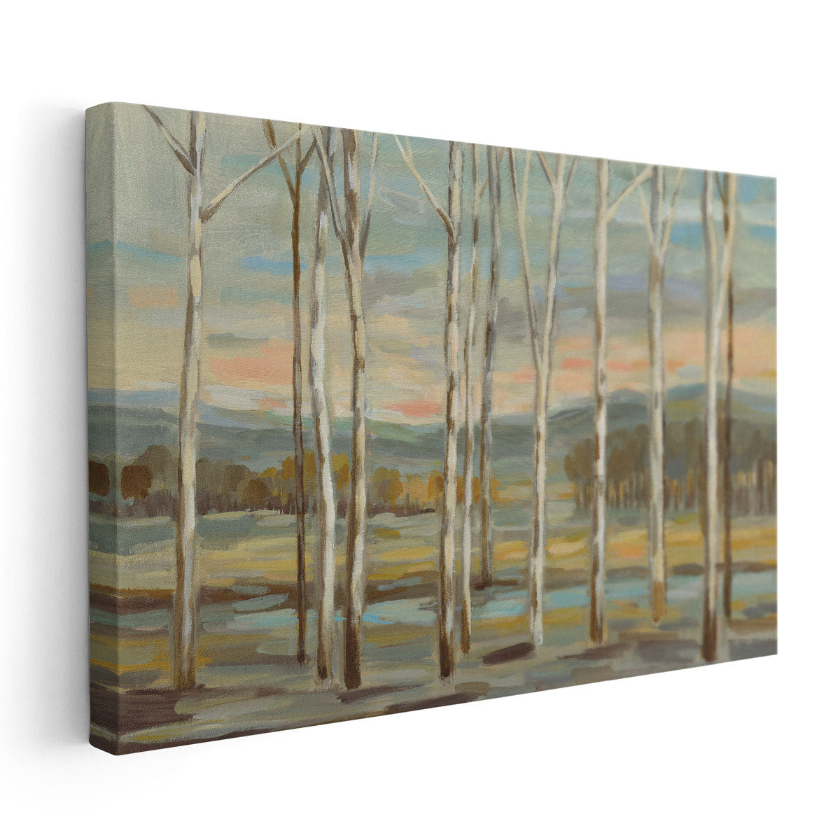 Loon Peak® Silver Forest - Canvas Print Wall Art | Wayfair