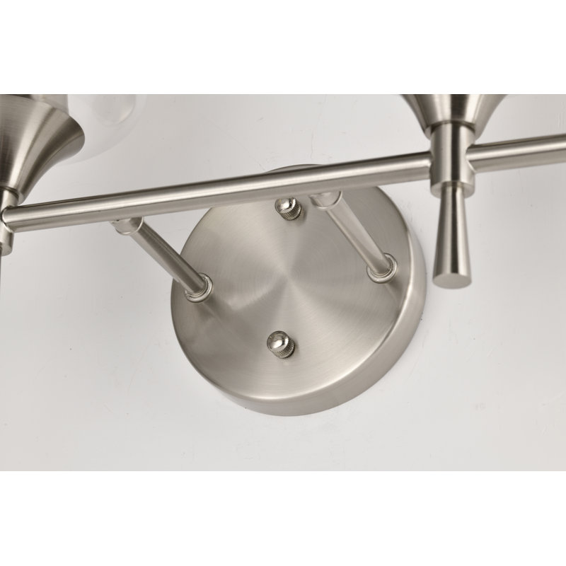 Letesha 4 - Light Dimmable Vanity Light, Brushed Nickel
