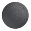 Ensemble de 7 pièces de mobilier de patio en aluminium coulé avec cadre noir et coussins de siège bleus-861035867