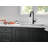 Delta Essa Matte Black Touch Kitchen Faucet with Pull Down Sprayer, Modern Single Hole Touch On Kitchen Sink Faucet, Single Handle, Matte Black-15361214