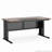 63" L-Shaped Executive Desk With File Cabinet