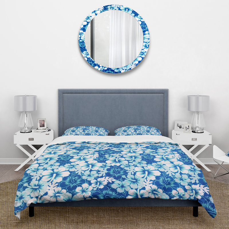 Ensemble de housse de couette tropical, Housse de couette très grand + 2 taies décoratives