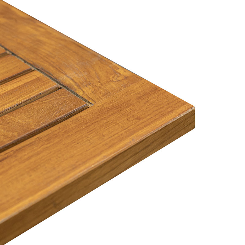 Plateau de table en teck Patty, H 1,25 po x l 48 po x P 30 po, Noyer