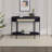 Oval Sofa Table With Bottom Shelf