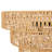Caytlen 8-Light Dimmable Hand-Woven Rattan Tiered Chandelier