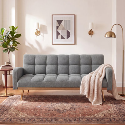 Upholstered Adjustable Sofa Bed