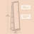 LED Mirror Jewelry Cabinet Standing, Lockable Jewelry Armoire with Full-Length Mirror and Adjustable LED Lights-540419010