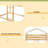Twin Over Twin Wood Bunk Bed With Tent-645935716