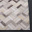 Tapis à chevrons en cuir Studio-1435210613
