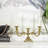 Aluminum Metal Scrolled Decorative Candelabra-469743655