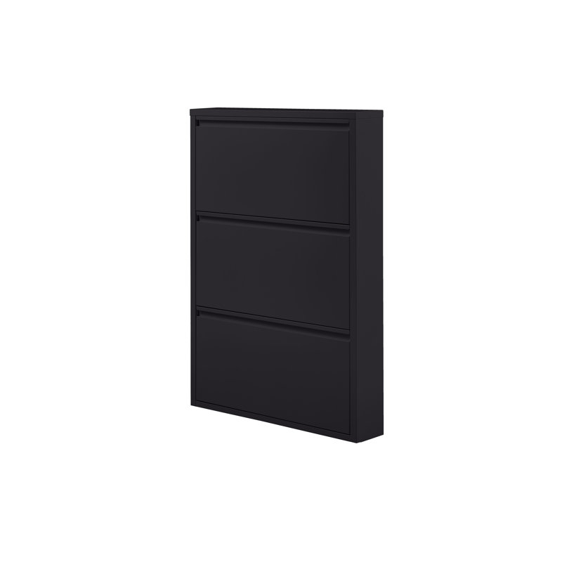 Sabine Flip Down Shoe Storage, Black