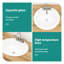 Lavabo de salle de bain ovale encastré en céramique blanche 20 po x 18 po - Moderne, élégant, teinté - pour différents emplacements 20 po x 18 po, design moderne, teinté, divers espaces