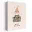 Christmas Gnome Gift Whimsical Abstract Contemporary Winter Wall Art Print by Mathieu - Wrapped Canvas Print-256263509