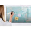 Magnetic Memo Board Whiteboard - 120 x 60 cm - With Marker and Magnets - Decorative marble