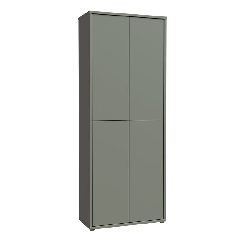 Alice Springs 16 Pair Shoe Storage Cabinet, Green