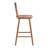 38.5" H Solid Wood Slat Back Counter Stool (Set of 2)-30850170