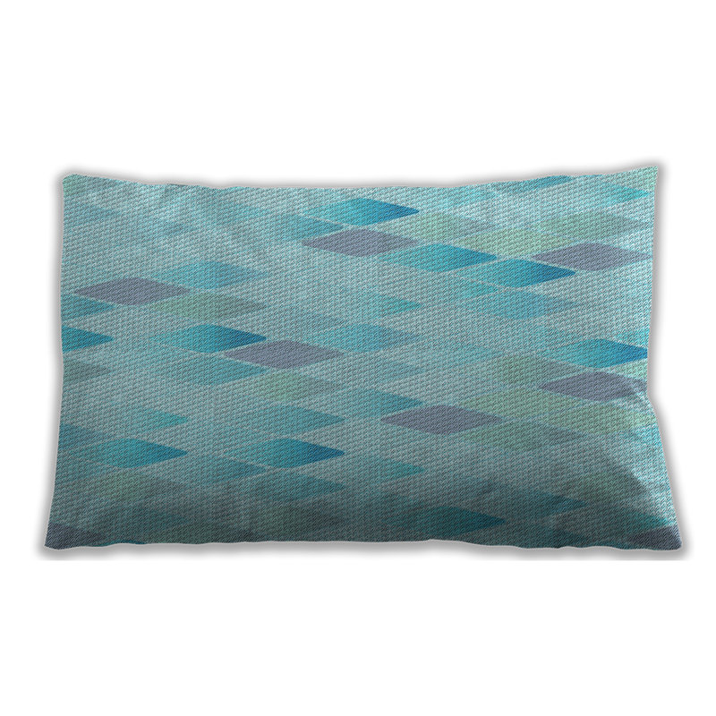 Patterned 96 Throw Pillow, Orange, Synthetic