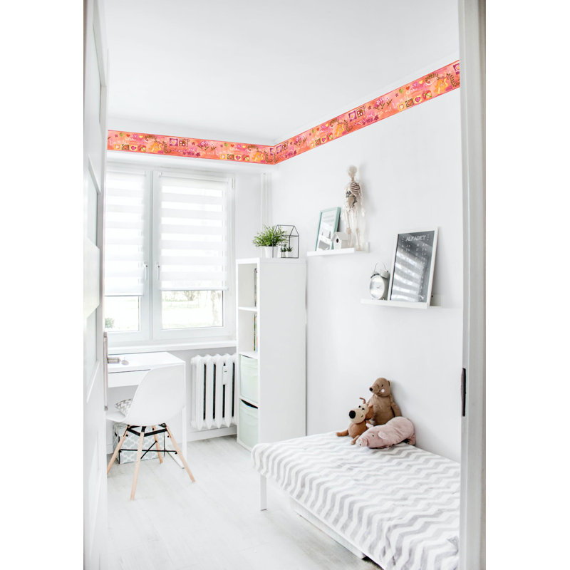 Bordure de papier peint Janathean L 15 pi x l 5,2 po