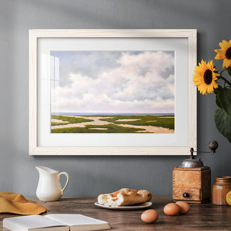 " Beach Dunes ", White, 28" H x 42" W x 1.5" D